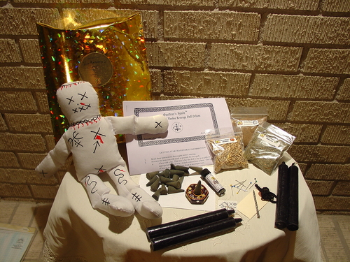 Authentic New Orleans Voodoo Doll For Revenge & Curse Magic – Bayou Spell A-38 (Wealth, Karma, Health)