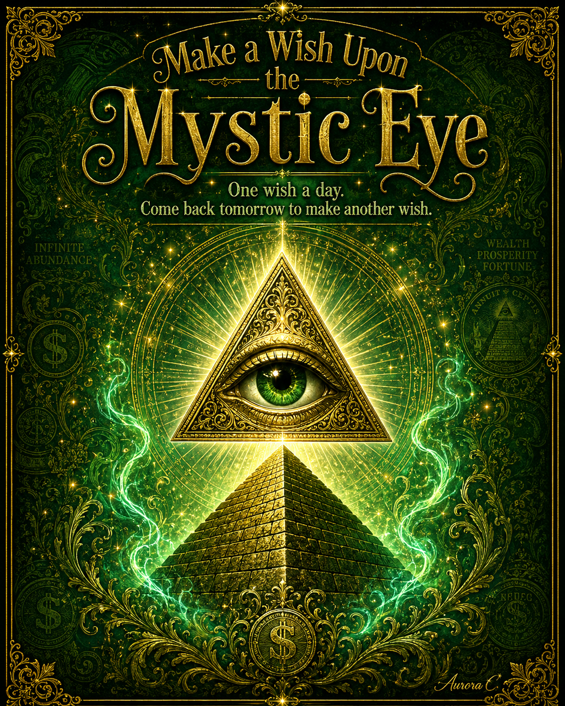 Make a Wish Upon the Mystic Eye - one wish a day