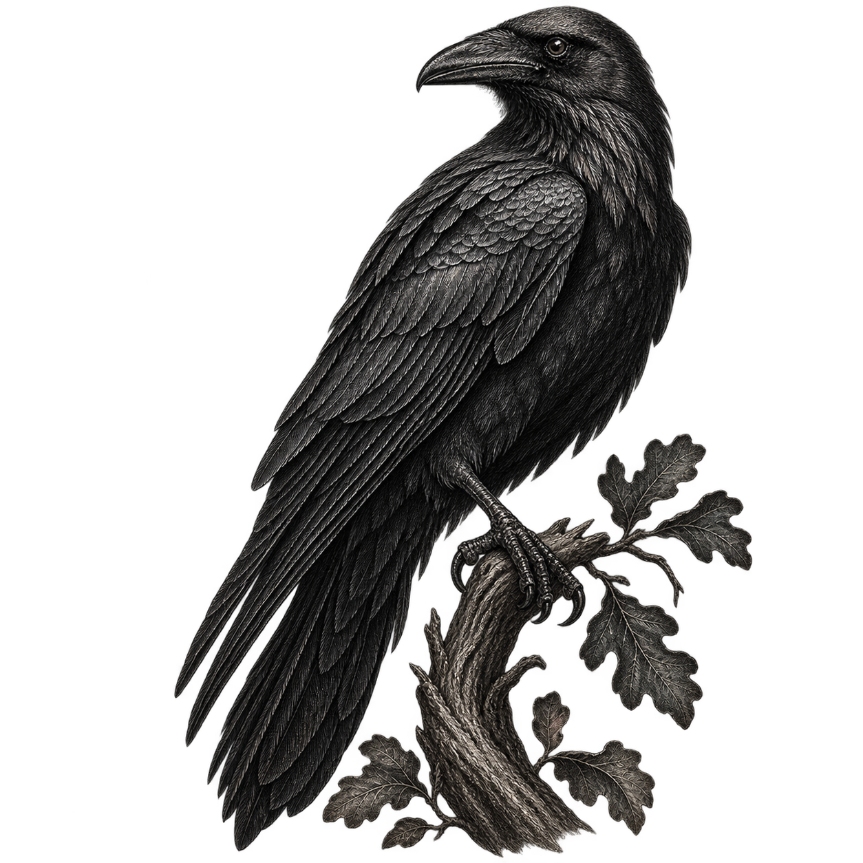 Decorative raven accent