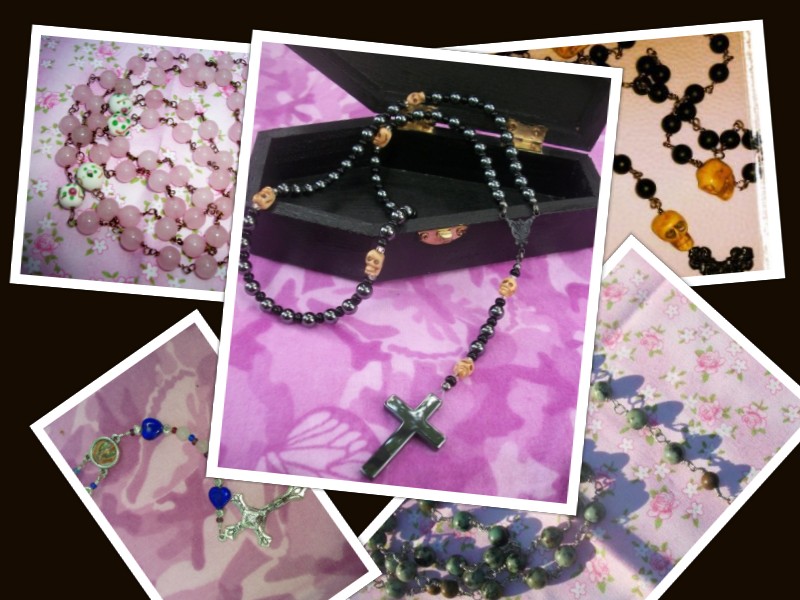 rosary collage